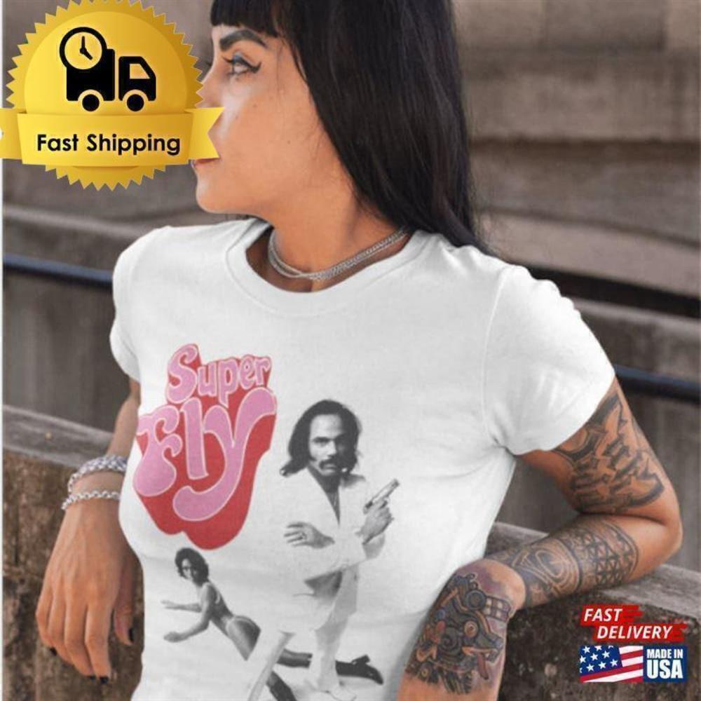 Super Fly 1972 Cult Film Retro Graphic Fan T-Shirt